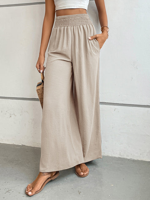 Perfee Wide Leg Pants with Pockets - Odaingerous